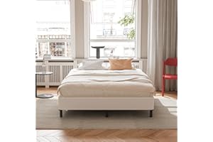 Bednowitz Queen Box Spring，5 Inch Low Profile Metal Boxspring with Non-Slip Fabric Bed Cover, Sturdy Heavy Duty Steel Structure Bed Base, Noise-Free Mattress Foundation, Easy Assembly，Black