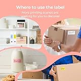 MUNBYN Thermal Label Printer 4x6 USB Shipping Address Postage Small Business view 7