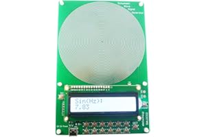eletechsup Schumann Resonance Pulse Sine Wave Generator, 7.83Hz-100KHz Range, 3.5mm Audio Output, Acrylic Shell, Retains Frequency After Power Off (No Shell)