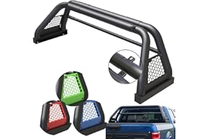 Hawkley Classic Roll Bars for Universal Full Size Pickup Trucks, Adjustable Chase Rack Roll Bar for Chevrolet S-10 Colorado/GMC Sonoma/Jeep Gladiator/Toyota Tacoma/Nissan/Ford Ranger