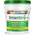 Smart Strip Advanced Paint Remover - for Removal of Acrylic, Latex, Oil, & Water-Based Coatings - Non-Caustic Formula - Indoor/Outdoor - Contractor & DIY Friendly - 5 Gallon