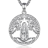 Vito 925 Sterling Silver Earth Mother Goddess