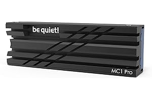 be quiet! BZ003 MC1 Pro M.2 SSD Cooler, heatsink with Heat Pipe, for Single and Double Sided 2280 modules