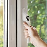 FixRello PVC Window Handles for uPVC Windows White with Black Button view 4