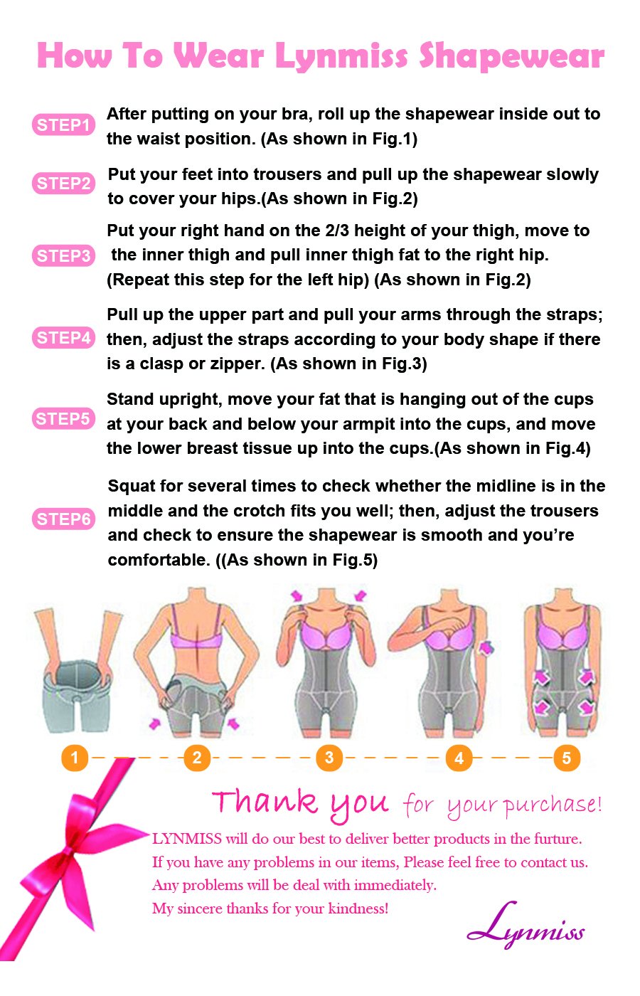 Lynmiss Women’s Shapewear, Adjustable Tummy Control Seamless Firm Control Waist Shaper for Women Body Shaper, Black-XL