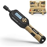 CHEERSONIC Digital Torque Screwdriver 1/4 Drive, 2.66-70.81 in&middot;lb (0.3-8N.m) Inch Pound Torque Screwdriver Digital with Buzzer &amp; LED Indicator, 45 In 1 Gun Torque Screwdriver Set