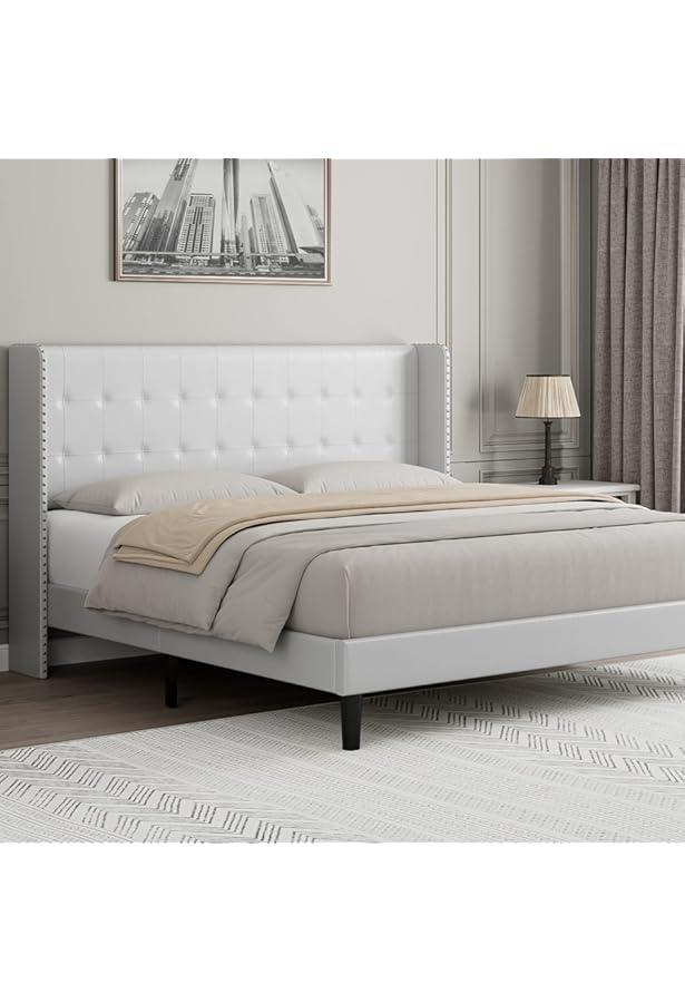 King Bed Frame With Headboard Wayfair atelieryuwa.ciao.jp