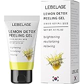 Lebelage Lemon Peeling Gel 6.08 oz – Gentle Exfoliating Gel with Lemon Extract, Refreshing Wash-Off Skincare for Smooth Skin Feel, Lightweight Gommage Texture, Korean Skincare