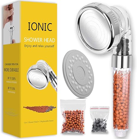Duschkopf Magichome Wassersparend Duschkopf Handbrause Ionen 3 Strahlarten Mit Druckerhohung Fur Mehr Wasserdruck Brausekopf Regendusche Mit Lonenfilter Und Kalkfilter Amazon De Baumarkt