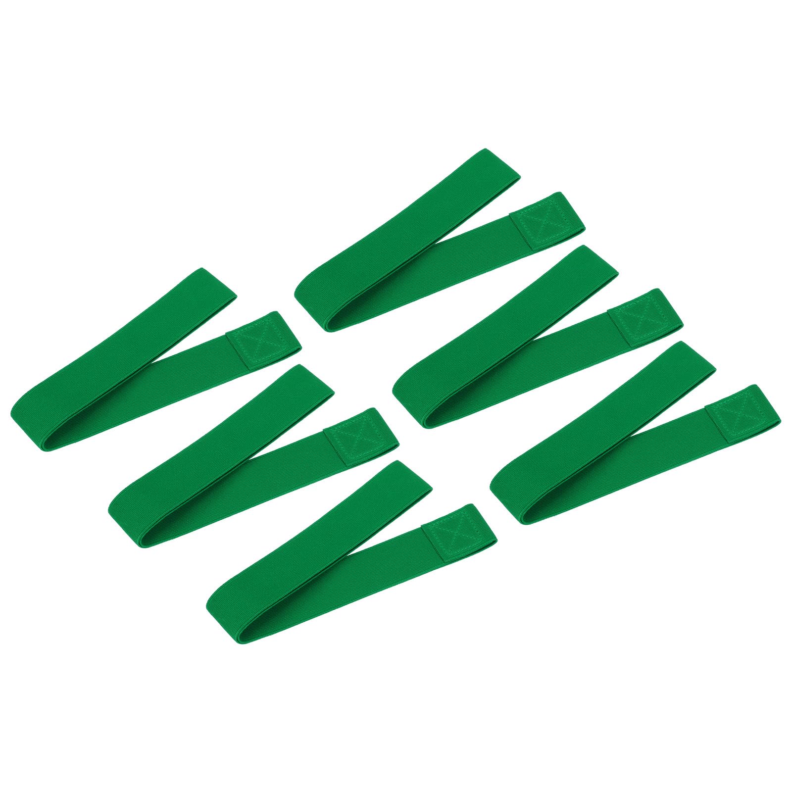 PATIKIL Towel Bands, 6 Pack Stretchable Towel Clips Cruise Essentials Windproof Beach Towel Straps for Beach Cruise Pool Chairs, Jade Green