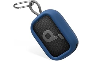 Geiomoo Silicone Case for Anker Select 4 Go Speaker, Protective Portable Scratch Shock Resistant Cover (Navy Blue)