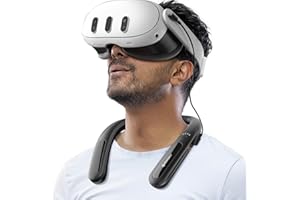 NEWDERY Battery Pack for Meta Quest 3S/3, 10000mAh Hanging Neck Power Bank for Extra 3-5H Playtime, PD Fast Charger for Meta 