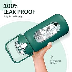 kytffu 42oz Glass Water Bottles with