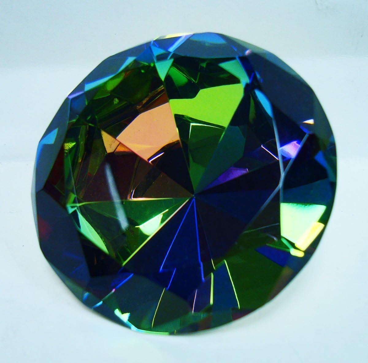 Fancy 60mm Crystal AB Paperweight Glass Diamond
