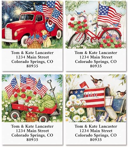 Joy & Peace Deluxe Return Address Labels
