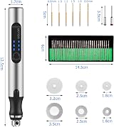 Uolor Rechargeable Engraving Pen Kit USB Mini DIY Rotary Tool for Wood Metal view 5