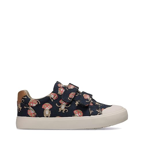 clarks boys canvas shoes