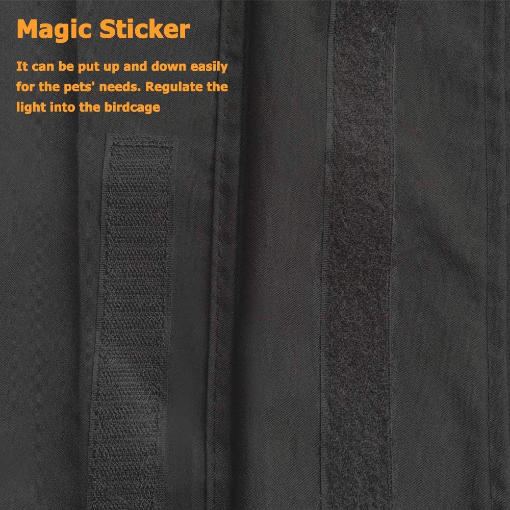 ASOCEA Extra Large Bird Parrot Cage Cover Good Night Birdcage Cover