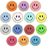 PLANTURECO Smiley Face Heart Patches, Iron on Patches 14 Pieces, Iron on Patches for Clothing, Patches for Clothes…