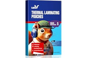 Uinkit Legal Size Laminating Pouches 9X14.5inches Hold 8.5x 14inches Sheets 5mil for Extra Protection 100Pack Clear Glossy Th