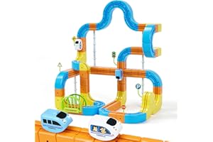 Electric Train Set 3D Car Track for Toddlers, YRN5