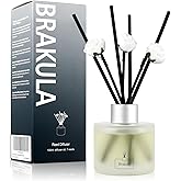 Brakula Reed Diffuser Set, Bamboo Scented， Reed diffusers for Home， Home Fragrance Diffuser with 7 Reed Sticks for Room/Bathroom Decor 3.38 fl oz (Bamboo)