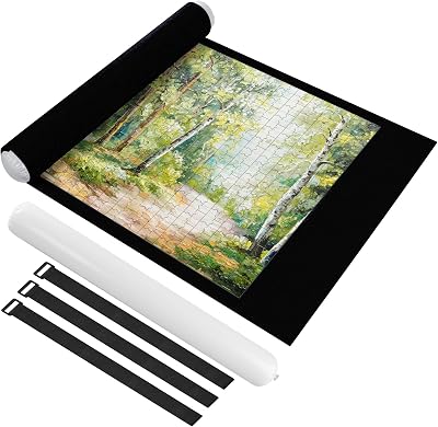 Ainiv Puzzle Roll Up Mat Storage Felt Pad for 1500 Pcs Jigsaw Puzzles Portable