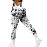 MOHUACHI Women Scrunch Butt Lifting Leggings for Women Seamless High Waisted Workout Yoga Pants Gym Booty Tights
