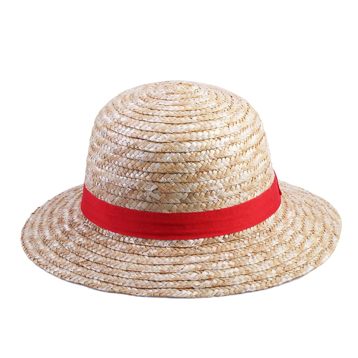 RedseaStraw Hat Cosplay Accessory Anime Sun Beach Hats for Halloween Party Travel Performance Costume Straw