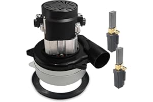 ZGTOOLS 116472-13/116472-00 Vacuum Motor, Electric Vacuums Pump Blower Motor for ametek Lamb, 120V 2-Stage Central Vacuum Motor Blower Replacement for Vacuum Cleaner, Shop vac Motors for Industrial Cleaning