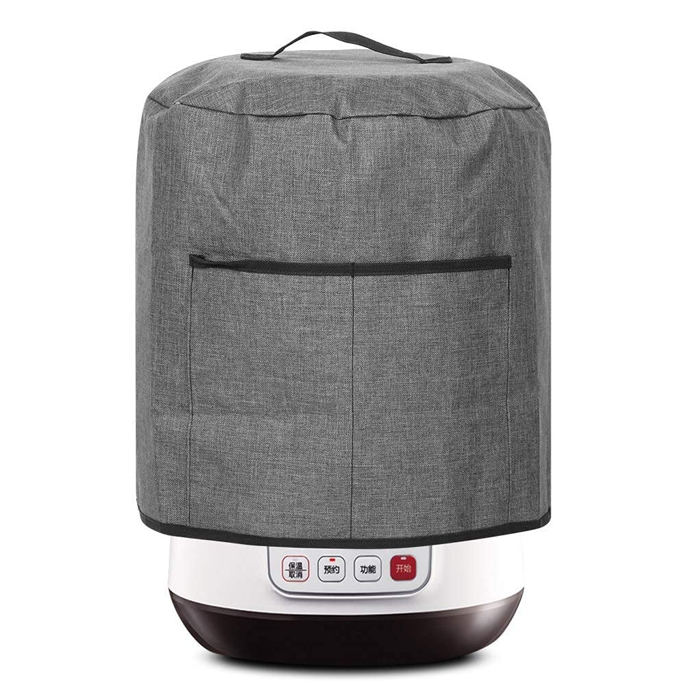 Pressure Cooker Dust Cover, Reusable Protective Cover with Top Handle and Pocket for Multi-Cooker and Rice Cooker