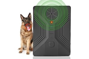 DAVAON CLAMPER Anti Barking Device, Auto Dog Bark Deterrent Devices with 3 Adjustable Modes, Rechargeable Bark Dog Deterrent Box, Waterproof Ultrasonic Dog Barking Deterrent for Indoor Outdoor