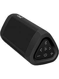 OontZ Angle 3 ULTRA : Portable Bluetooth Speaker 14-Watts deliver Bigger Bass and Hi-Quality Sound, 100ft Wireless Range, Play two together for Music in Dual Stereo, IPX-6 Splashproof Black
