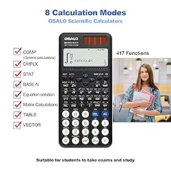 OSALO Scientific Calculator 417 Function 2 Line