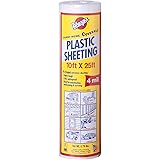 Warp Brothers SP-4CH10-C 4 Mil Carry Home Coverall Clear Plastic Sheeting, 10-Foot by 25-Foot