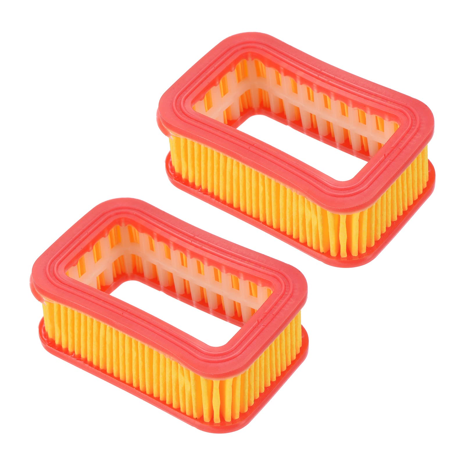 PATIKIL 84x54x30mm Plastic Paper Air Filter Kit, 2 Pcs Chainsaw Air Filter for 5200 5800 52cc 58cc Chain Saws Engine Cleaner Replacement Parts