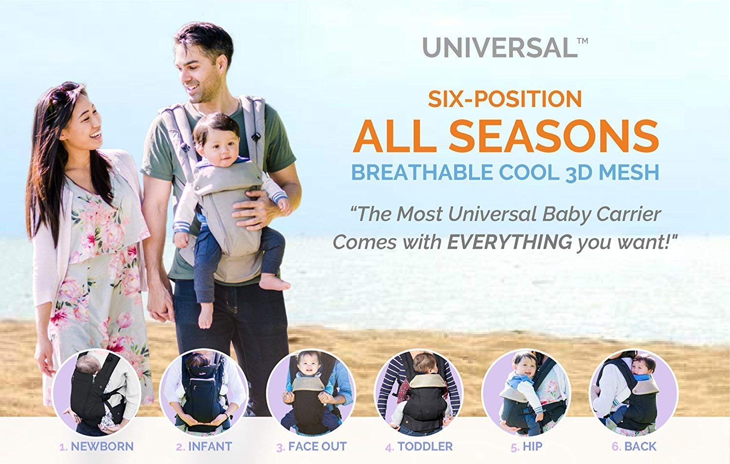 lumiere baby carrier positions