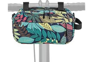 BEEYEO Bike Handlebar Bag, Waterproof Bike Front Phone Bag Bicycle Front Bag Shoulder Bag Storage Bag with Shoulder Strap, fo