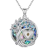 KoyeKei Mustard Seed/Sunset Necklace for Women 925 Sterling Silver Religious Faith Jewelry Gifts for Christian