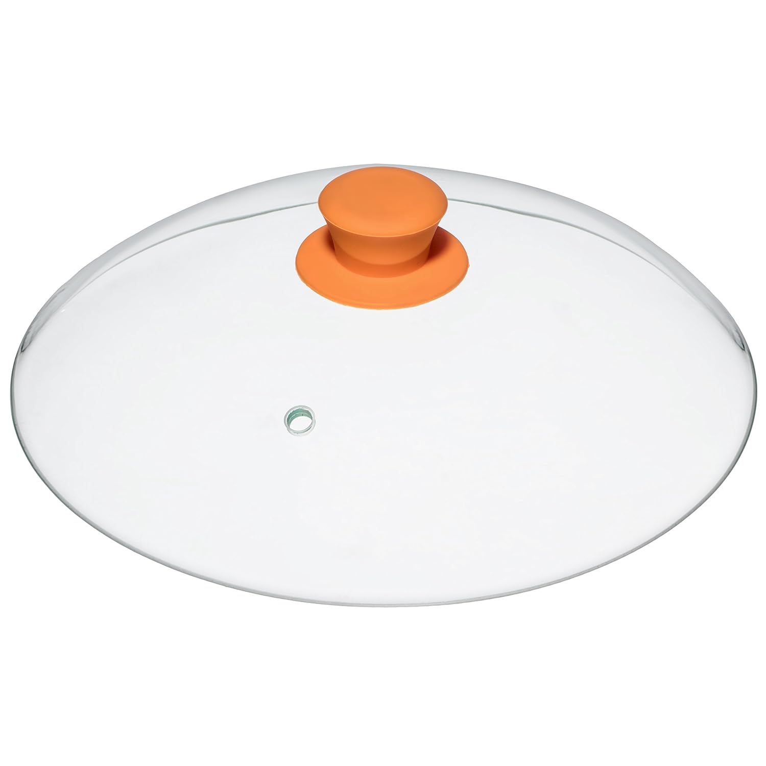Vented Microwave Glass Food Plate Cover Lid with Firm Grip Silicone