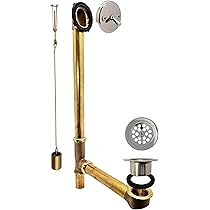 こっぺぱん　インディゴ26 Westbrass D324-26 22-1/2-Inch 17 Gauge Brass Trip Lever Bath