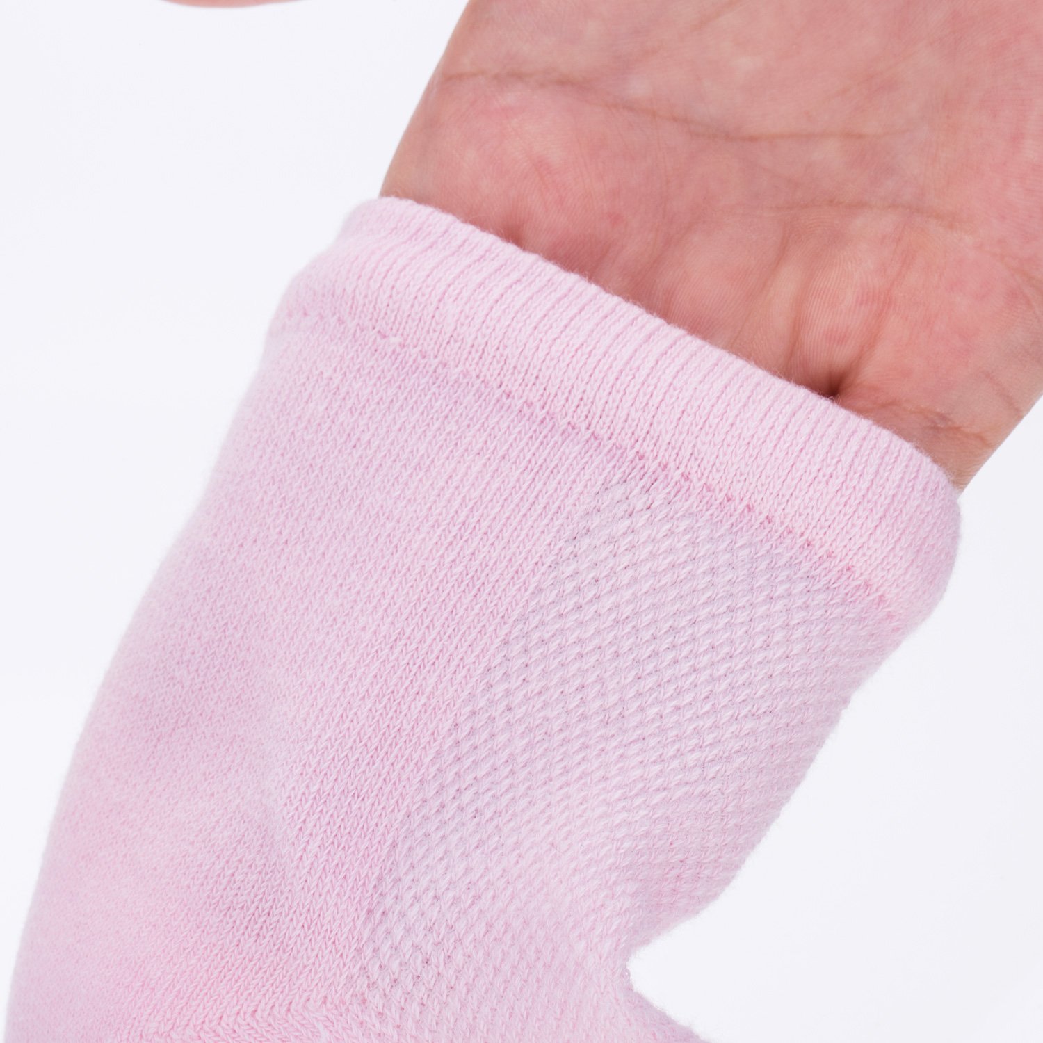 Bememo Soft Ventilate Gel Heel Socks Open Toe Socks for Dry Hard Cracked Skin Moisturizing Day Night Care Skin, 3 Pairs (Pink, Turquoise, Grey) : Beauty