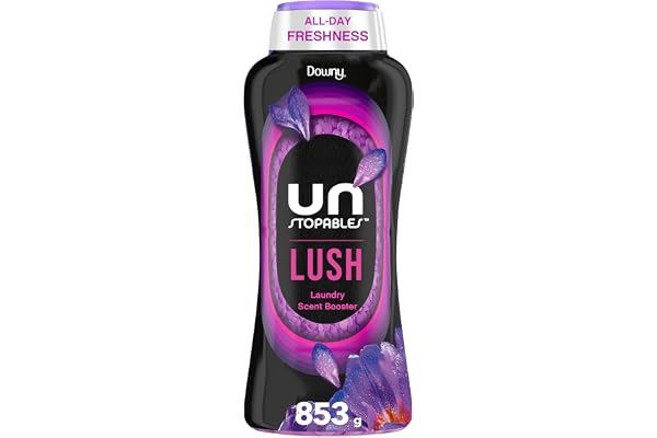 Downy Unstopables In Wash Scent Booster, Lush Scent, Laundry Beads for Odour Protection, Downy Scent Booster, Laundry Scent B