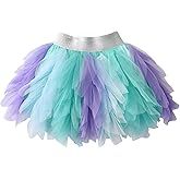 VIKITA Girls Layered Tutu Skirt Party Tulle Skirts Princess Dress Birthday Outfit
