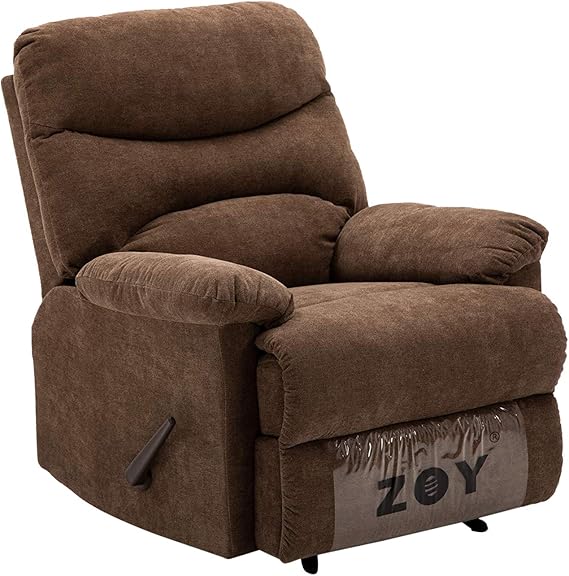 ZOY Fabric/Cotton/LVL/Plywood Recliner, R9149R51 C550, Manla/Mocha
