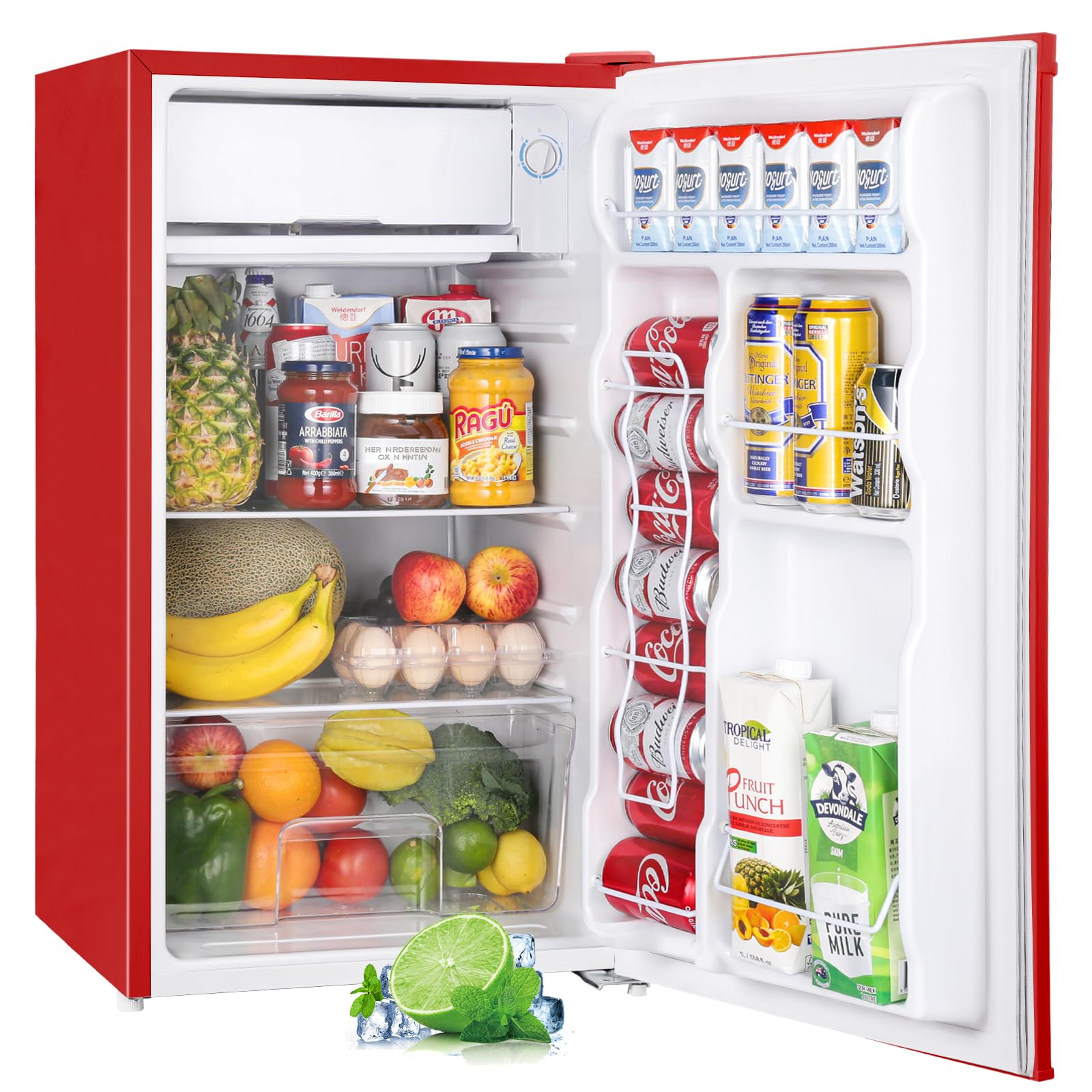 Upstreman 3.2 Cu.Ft Mini Fridge with