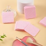 kuou 300 Pcs Nail Wipe Pads Pink 5x5cm Lint Free Remover Wipes view 5