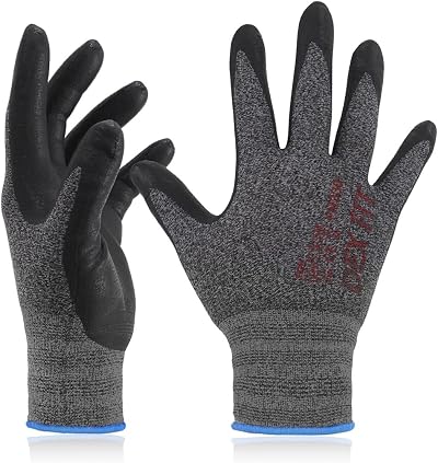 DEX FIT FN330 Nitrile Work Gloves 3D-Comfort Touchscreen 9 Large