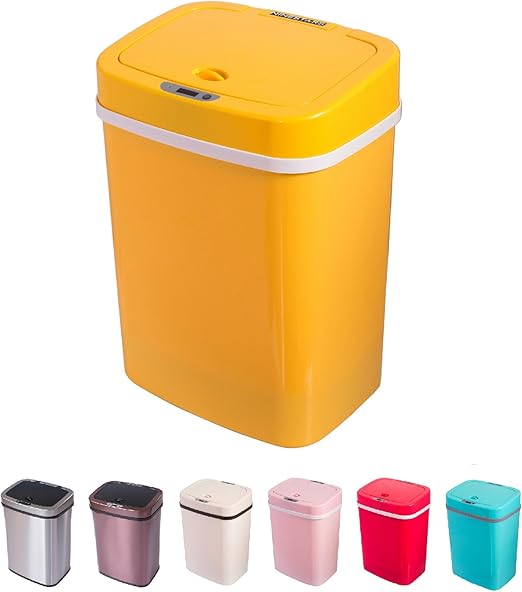 Automatic Sensor waste bin 12 litres, multi colour, push kitchen waste