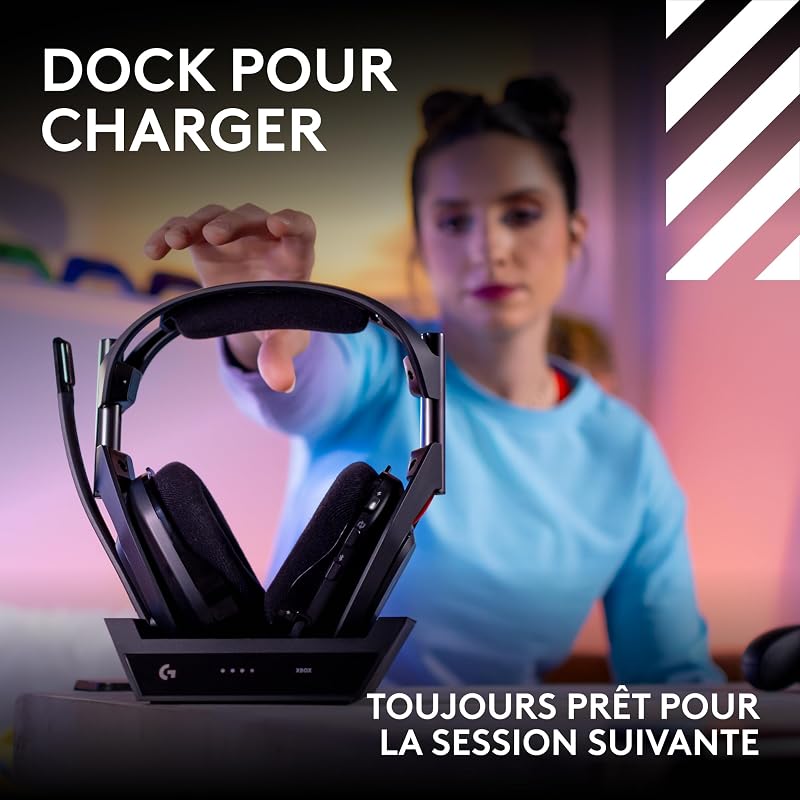 Astro A50 LIGHTSPEED, casque gaming sans fil + station